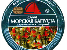 Морская капуста маринованная с паприкой